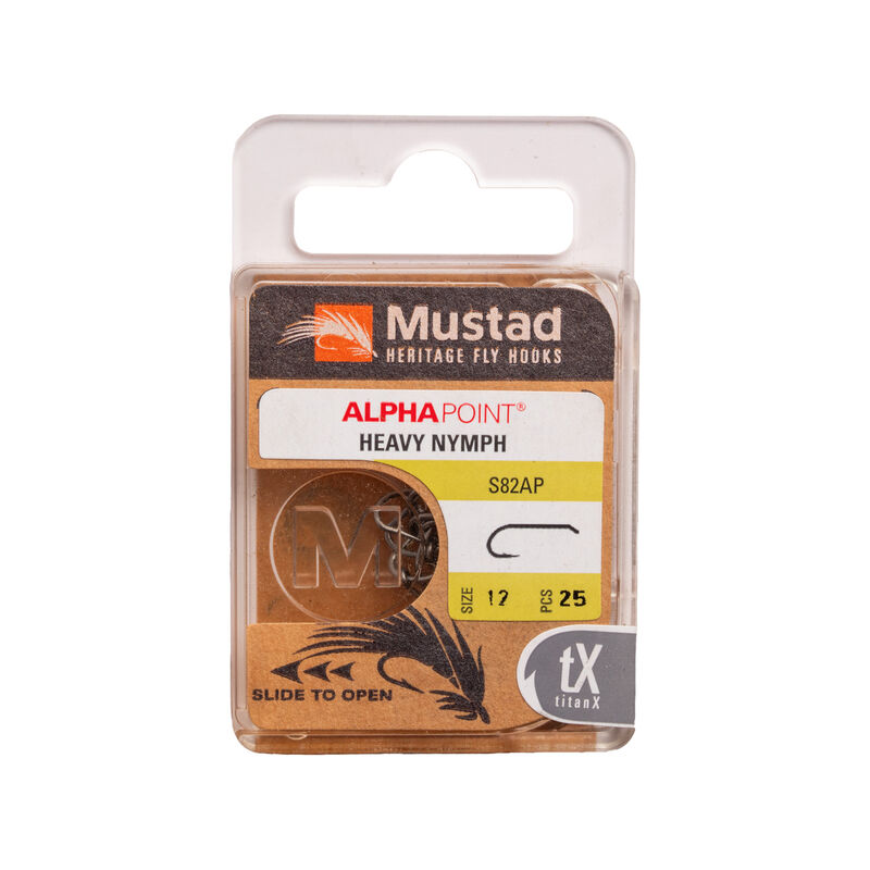 Mustad Heritage S82 3906b 2XL 3XH, DE, Nymph Hook - Image 2