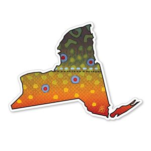 Casey Underwood New England State Fish Skin Stickers: Maine, Mass, NY, NJ